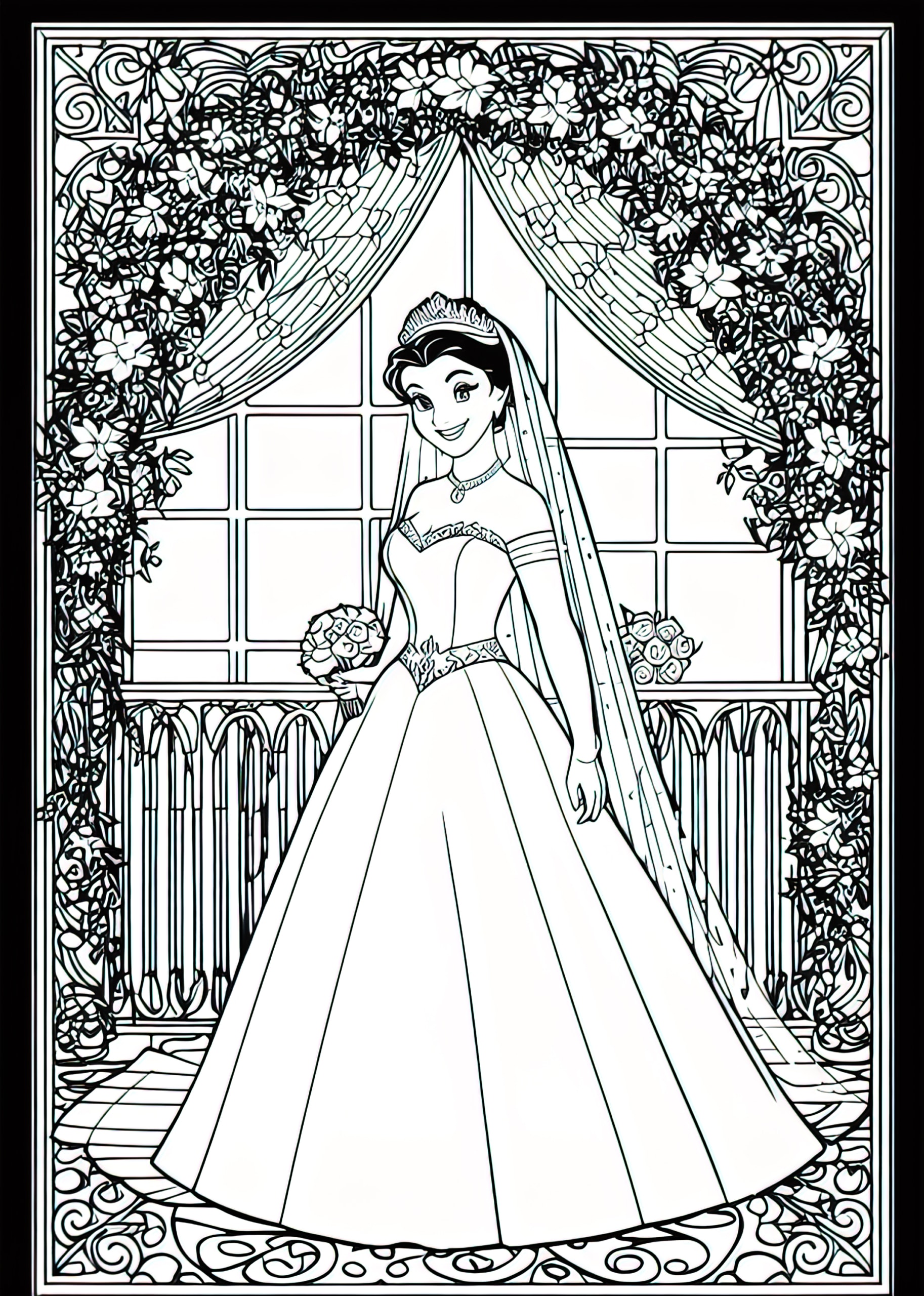 Cinderella colouring page colouring pages Cinderella colouring pages.