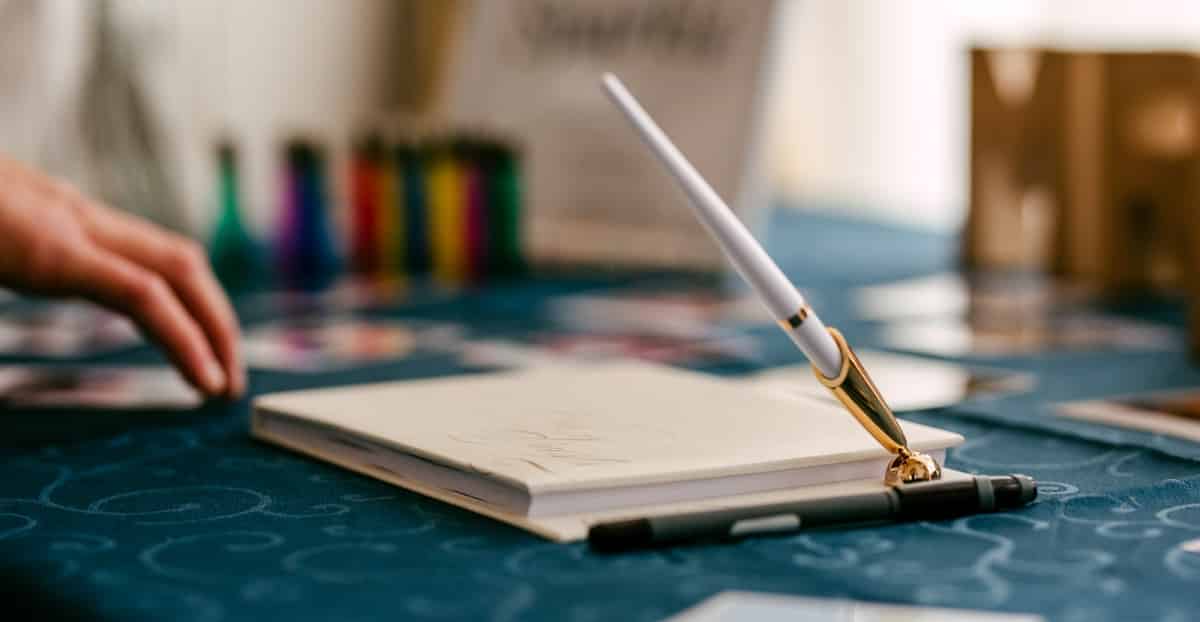 Pen voor het schrijven van gelofte